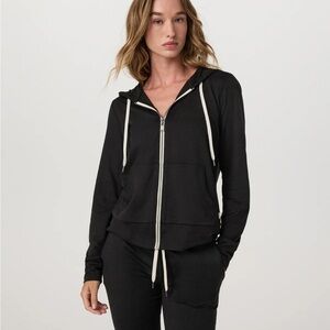 Vuori Black Halo Zip-Up Hoodie